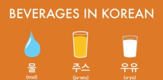 Educational infographic : Learn Basic Korean Words & Vocabulary with Dom & Hyo – Part 9