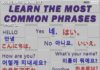 Educational infographic : Learn the most Common Phrases to use in Korean + Japanese (part 2 coming soon) ….