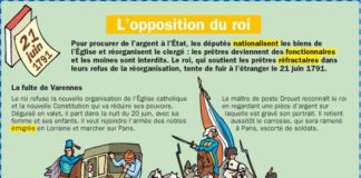 Educational infographic : L’opposition du roi