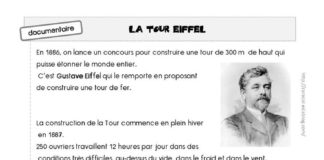 Educational infographic : Paris et la tour Eiffel à travers Doisneau CE1/CE2 – Caracolus