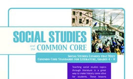 Educational infographic : Social Studies and the Common Core: Lesson 4: Revolutionary War Era