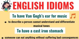 Educational infographic : Top 20 Funny Idioms in English You Might Not Know! – ESL Forums