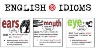 Educational infographic : Writing tips englishh idioms