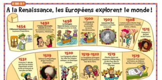 Educational infographic : frise renaissance