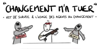 Educational infographic : #sketchnote : Kit de survie à l’usage des agents du changement
