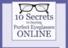Fashion infographic : 10 Secrets to Buying Perfect Eyeglasses Online Infographic #eyeglasses #infograp…