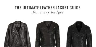 Fashion infographic : 15 Leather Jackets at Every Price Point
