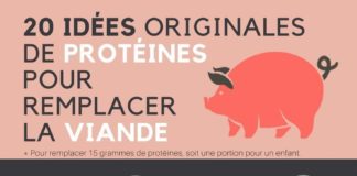 Fashion infographic : 20 idées de protéines originales pour remplacer la viande