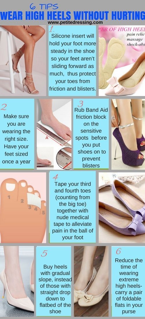 wearing heels without pain