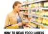 Fashion infographic : A healthy habit : read food labels