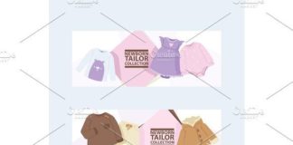 Fashion infographic : Baby clothing vector cartoon kids by Vectorstockersland on Creative Market #icon…