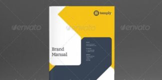Fashion infographic : Brand Manual Template