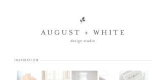 Fashion infographic : Brand Reveal: August + White Design Studio | Click to find out more about brandi…