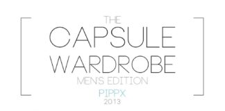 Fashion infographic : Capsule Wardrobe – Men’s Edition