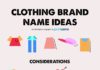 Fashion infographic : Clothing brand name ideas for British designers: The Infographic