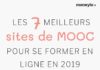 Fashion infographic : Cours en ligne : les 7 meilleurs sites de MOOC