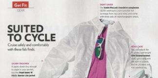 Fashion infographic : Cute cycling gear featured in Shape magazine. www.brooklynfitch…