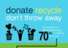 Fashion infographic : DONT THROW AWAY STAINED TORN CLOTHES! Donate to feed the hungry and clean up our…