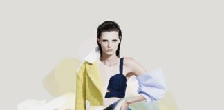 Fashion infographic : Des collages de pétales de mode