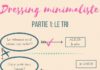 Fashion infographic : Dressing minimaliste #1: le tri