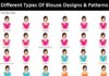Fashion infographic : Fashion infographic : 44 Types of Saree Blouses Front & Back Neck Designs