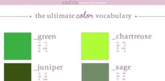 Fashion infographic : Fashion infographic : Fashion Vocabulary Color_PART9