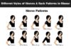 Fashion infographic : Fashion infographic : Fashion infographic : sleeves and back neck patterns