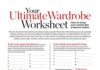 Fashion infographic : Fashion infographic : Your ultimate wardrobe worksheet (download PDF)