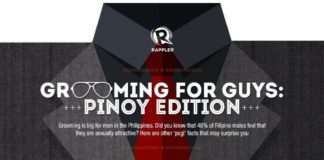 Fashion infographic : Grooming for guys: Filipino edition by Rappler