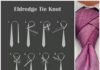 Fashion infographic : How make a tie knock