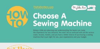 Fashion infographic : How to Choose a Sewing Machine #infographic