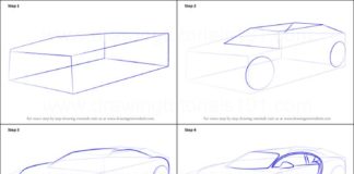 Fashion infographic : How to Draw Bugatti Chiron printable step by step drawing sheet : DrawingTutoria…