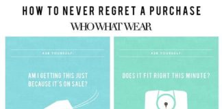 Fashion infographic : How to Never Regret a Clothing Purchase Every Again #infographic