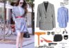 Fashion infographic : How to Style Plaid Blazer for Spring