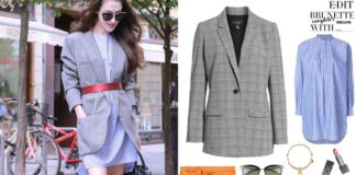 Fashion infographic : How to Style Plaid Blazer for Spring