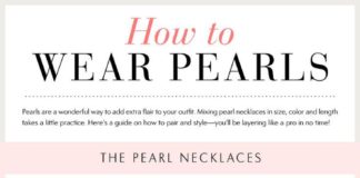 Fashion infographic : How to Wear Pearls in Your Everyday Life