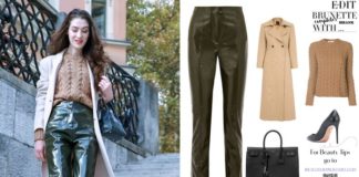 Fashion infographic : How to Wear Vinyl Pants for Work