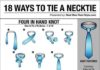 Fashion infographic : How to tie a necktie…