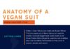 Fashion infographic : Infographic : Anatomy of a Vegan Suit | Intricate Details for Making a 100% Vegan Suit |