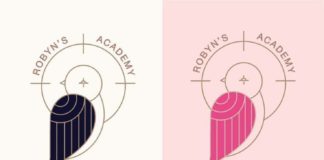 Fashion infographic : Logo design and brand board for robyn’s academy | Graphic design | Logo Variatio…