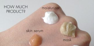 Fashion infographic : Quantidade ideal para Skincare