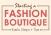 Fashion infographic : Start Fashion Business Online