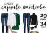 Fashion infographic : Wardrobe Essentials for a Classic Capsule Wardrobe