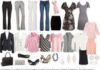Fashion infographic : infographic : Pink & Gray Work Capsule Wardrobe by kristin727 on Polyvore featur…