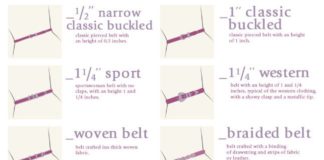 Fashion infographic : infographic belts fashion vocabulary