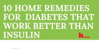 Food infographic – 10 amazing home remedies for diabetes that work better than insulin