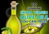 Food infographic – 10 of the Best Extra Virgin Olive Oil Brands: The Real Thing