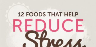 Food infographic – 12 Foods That Reduce Stress