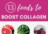 Food infographic – 13 Foods That Boost Collagen Naturally