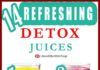 Food infographic – 14 Refreshing Detox Juice Recipes (INFOGRAPHIC)